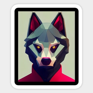 Wolfy Sticker